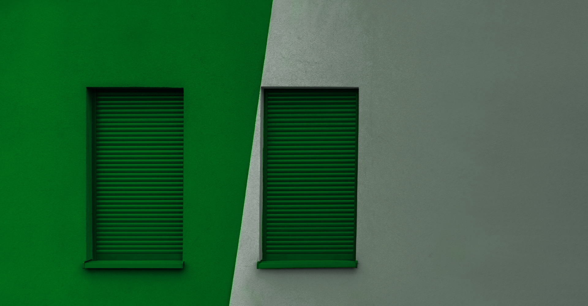 ролеты зеленые и белые